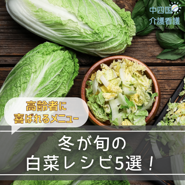 冬が旬の白菜レシピ5選!高齢者に喜ばれるメニュー