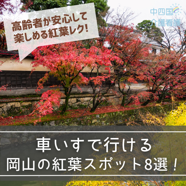 車いすで行ける岡山の紅葉スポット8選!高齢者が安心して楽しめる紅葉レク