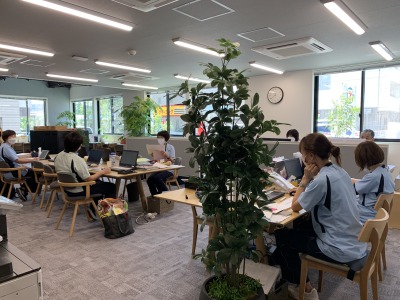 「訪問看護ステーションかがやき」(広島市安佐南区)のオフィス